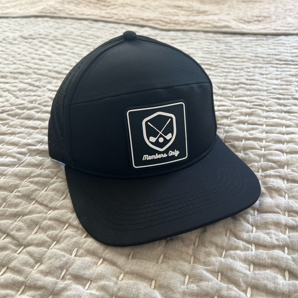 Members Only Black Cap